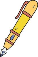 hand- getrokken schattig pen illustratie vector