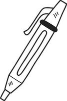 hand- getrokken schattig pen illustratie vector