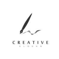 pen logo ontwerp symbool vector