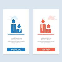 kaars brand Pasen natuur blauw en rood downloaden en kopen nu web widget kaart sjabloon vector