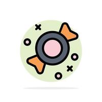 bonbon snoep snoepgoed abstract cirkel achtergrond vlak kleur icoon vector