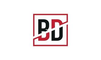 brief bd logo pro vector het dossier pro vector