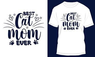 kat mam t-shirt ontwerp vector grafisch