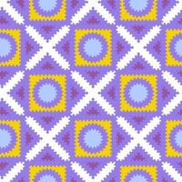 meetkundig abstract naadloos patroon met kleurrijk vormen. vector illustratie