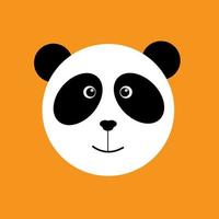 panda vector illustratie in tekenfilm stijl