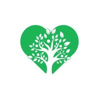 menselijk leven logo icoon van abstract mensen boom vector .familie boom hart vorm teken en symbool.