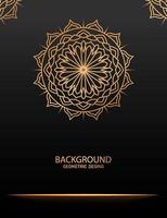 luxe arabesk mandala achtergrond met gouden elementen. Arabisch Islamitisch oosten- stijl, Ramadan stijl decoratief mandala. mandala voor afdrukken, vector