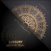 mandala luxe achtergrond vector