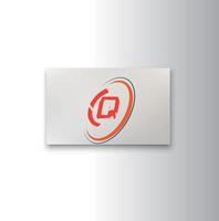 creatief cq logo ontwerp vector