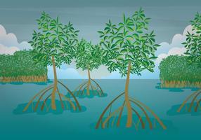 Gratis Mangrove Illustratie vector