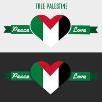 illustratie vector van vrij Palestina, Solidariteit voor oekraïne, vrede en liefde, perfect voor affiche, enz