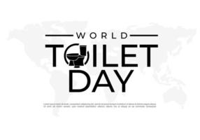 wereld toilet dag achtergrond gevierd Aan november 19. vector