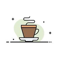 thee kop koffie Indisch bedrijf logo sjabloon vlak kleur vector