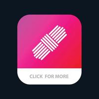 touw pak reeks mobiel app icoon ontwerp vector