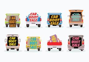 Gratis Car Boot Sale Vector