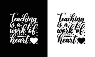 leraar citaat t overhemd ontwerp, typografie vector