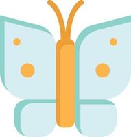 vlinder vrijheid insect Vleugels vlak kleur icoon vector icoon banier sjabloon