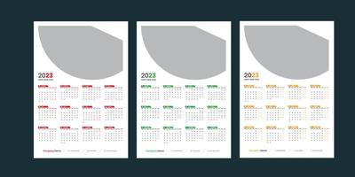 wandkalender 2023 vector