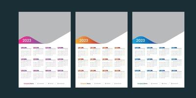 wandkalender 2023 vector