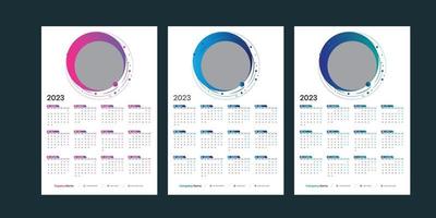 wandkalender 2023 vector