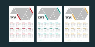 wandkalender 2023 vector