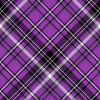 naadloos patroon in interessant Purper, zwart en wit kleuren voor plaid, kleding stof, textiel, kleren, tafelkleed en andere dingen. vector afbeelding. 2