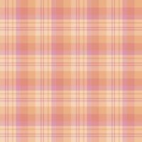 naadloos patroon in interessant oranje en roze kleuren voor plaid, kleding stof, textiel, kleren, tafelkleed en andere dingen. vector afbeelding.