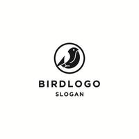 vogel logo pictogram platte ontwerpsjabloon vector
