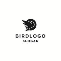 vogel logo pictogram platte ontwerpsjabloon vector