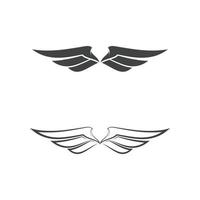 valk vleugel pictogram sjabloon vector