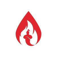 brand geest laten vallen vorm concept logo ontwerp sjabloon. vector