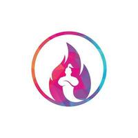 brand geest logo ontwerp sjabloon. vector