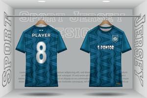 voetbal Jersey mockup Amerikaans voetbal Jersey ontwerp in de studio sublimatie voor sport t overhemd ontwerp verzameling voor racen, wielersport, gamen, motorcross vector