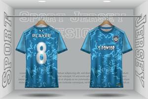 voetbal Jersey mockup Amerikaans voetbal Jersey ontwerp in de studio sublimatie voor sport t overhemd ontwerp verzameling voor racen, wielersport, gamen, motorcross vector