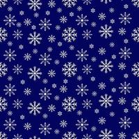 naadloos patroon met sneeuwvlokken. Kerstmis achtergrond. vector illustratie.