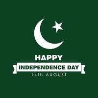 Pakistan onafhankelijkheid dag ontwerp vector