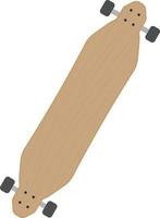 vector lang bord skateboard