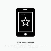 mobiel telefoon cel Ierland solide glyph icoon vector