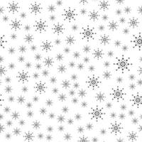 sneeuwvlokken naadloos vector patroon