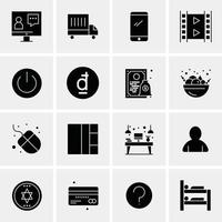 16 bedrijf universeel pictogrammen vector creatief icoon illustratie naar gebruik in web en mobiel verwant proj