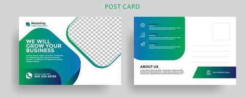 zakelijke briefkaart ontwerpsjabloon vector