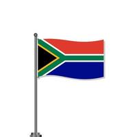 illustratie van zuiden Afrika vlag sjabloon vector