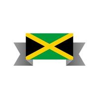 illustratie van Jamaica vlag sjabloon vector