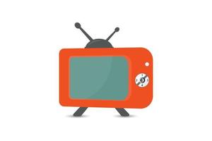 retro televisie met vector ontwerp.