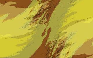 abstract penseel grijs grunge structuur bruin en geel achtergrond vector