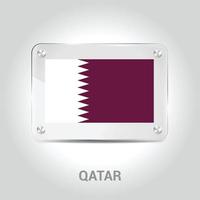 qatar vlag ontwerp vector