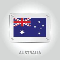 Australië vlag ontwerp vector