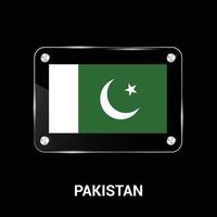 Pakistan vlaggen ontwerp vector