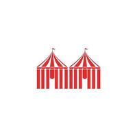 circus logo illustratie ontwerp vector