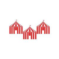 circus logo illustratie ontwerp vector